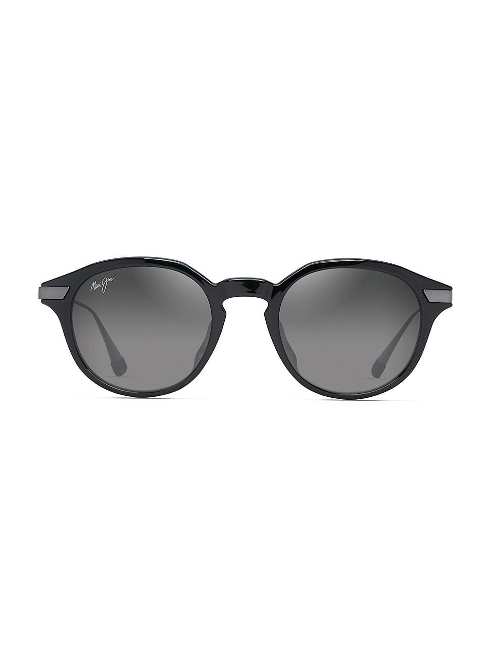 Mens Momi 49MM Round Sunglasses Product Image