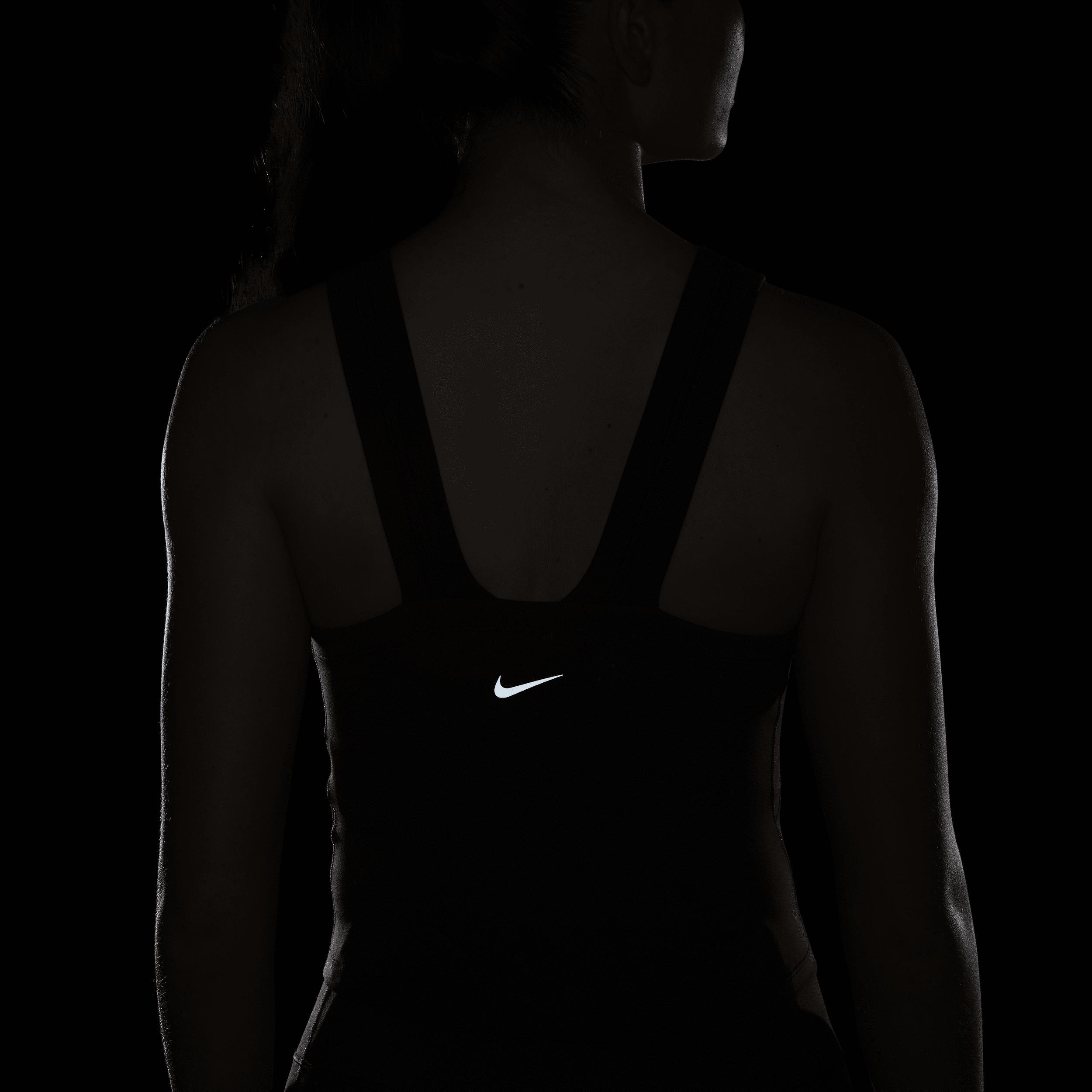 Nike Womens One Fitted Dri-FIT Strappy Cropped Tank Top Product Image