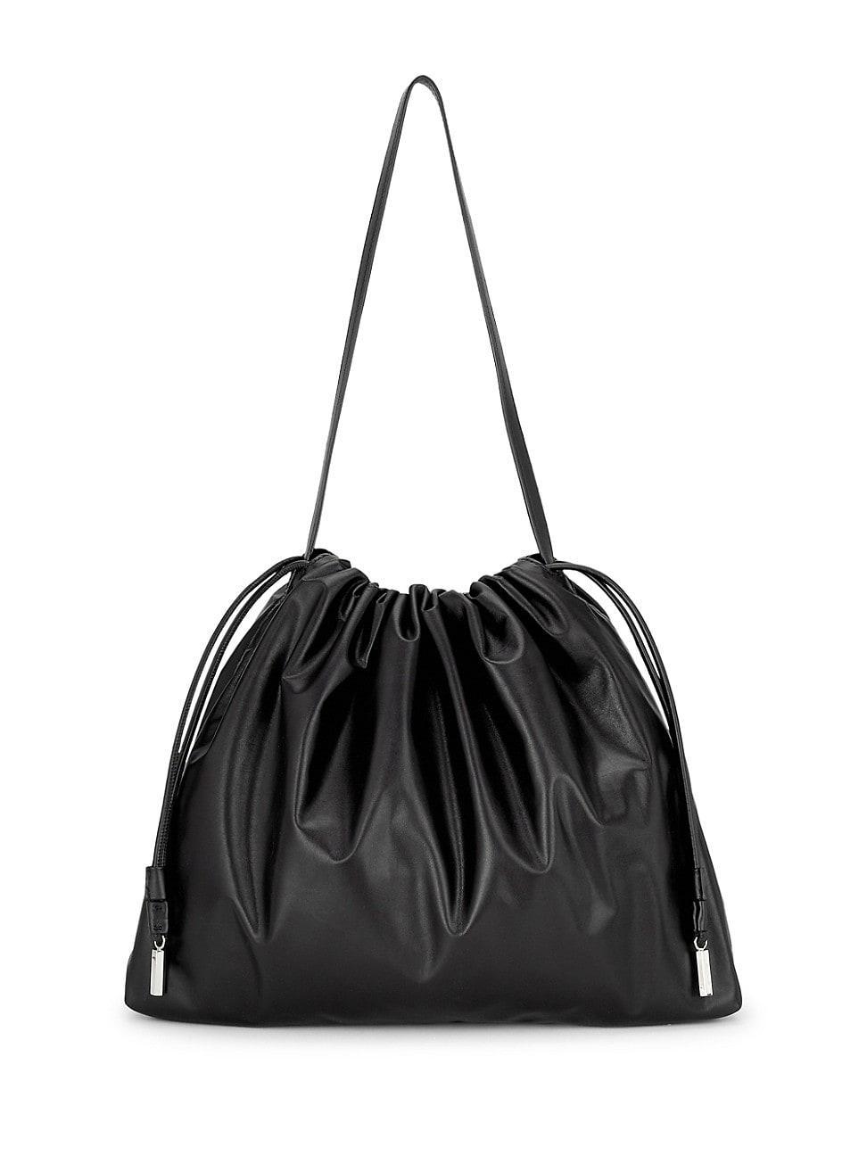 Womens Angy Leather Hobo Bag Product Image