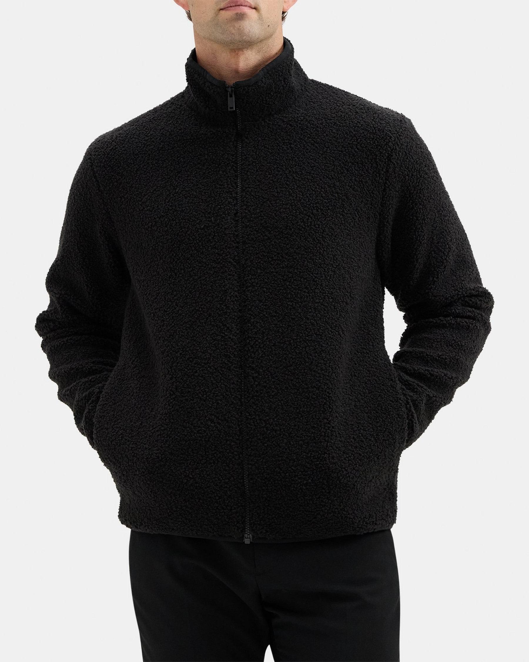 Stand Collar Jacket in Fleece Product Image