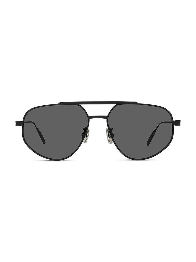 Givenchy GVSPEED 57mm Aviator Sunglasses Product Image