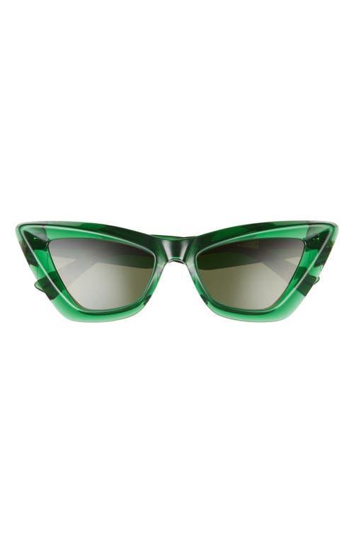 Cat-eye Sunglasses In Green Product Image