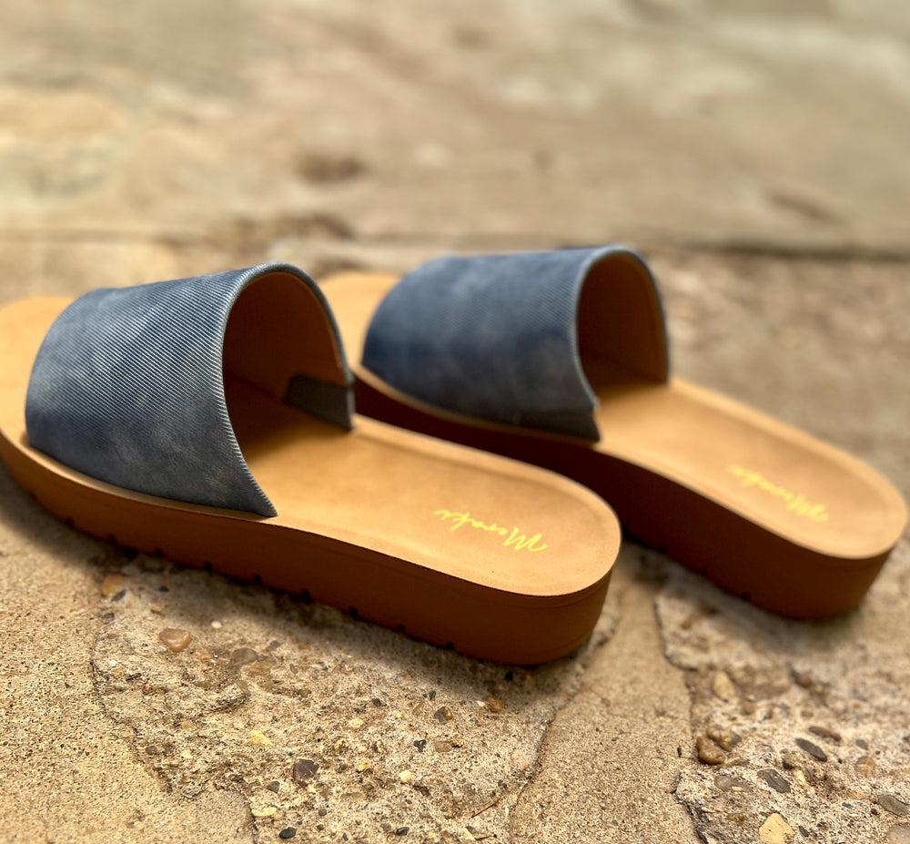 Vera Denim Slides* Product Image