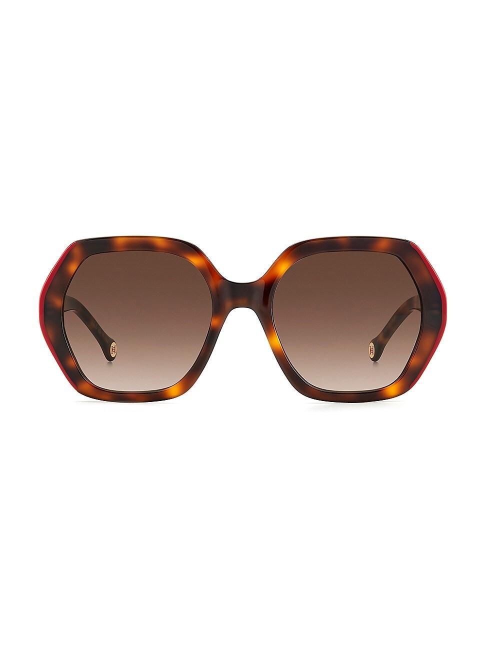 Carolina Herrera 55mm Gradient Square Sunglasses Product Image