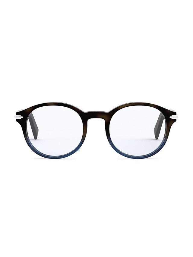 Mens DiorBlackSuitO RI Round Eyeglasses Product Image