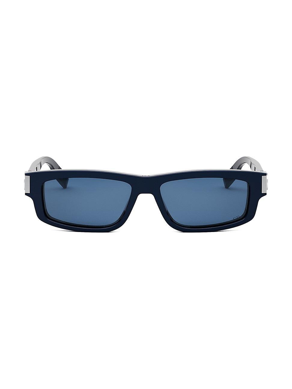 Mens CD Icon S2I 55MM Rectangular Sunglasses Product Image