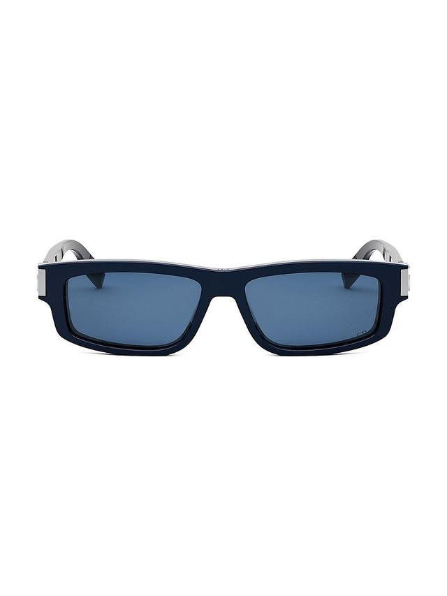 Mens CD Icon S2I 55MM Rectangular Sunglasses Product Image