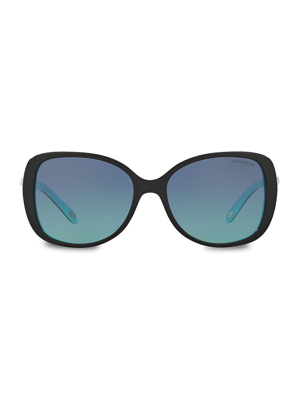 Womens 55MM Rectangular Sunglasses Product Image