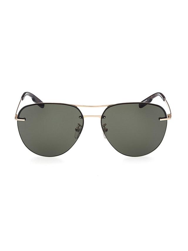 Mens 64MM Aviator Sunglasses Product Image