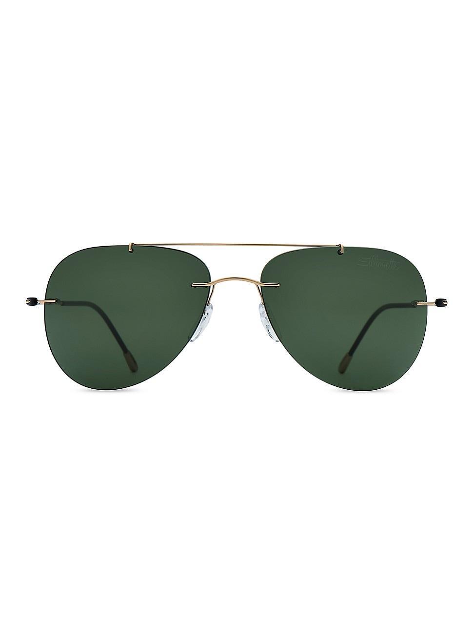 Mens Adventurer Bodensee 62MM Aviator Sunglasses Product Image