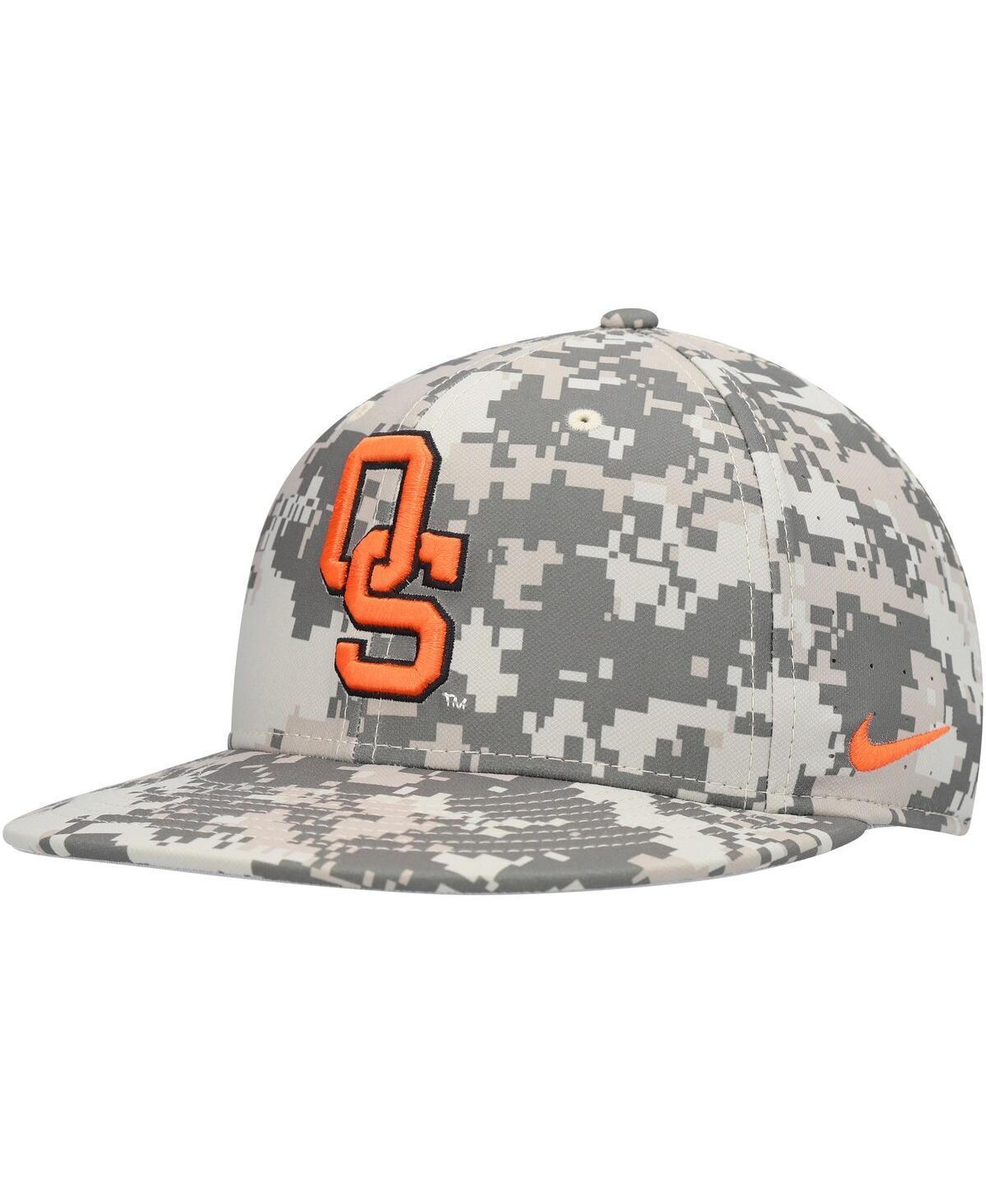 Mens Nike Camo Oklahoma State Cowboys Aero True Baseball Performance Fitted Hat Product Image