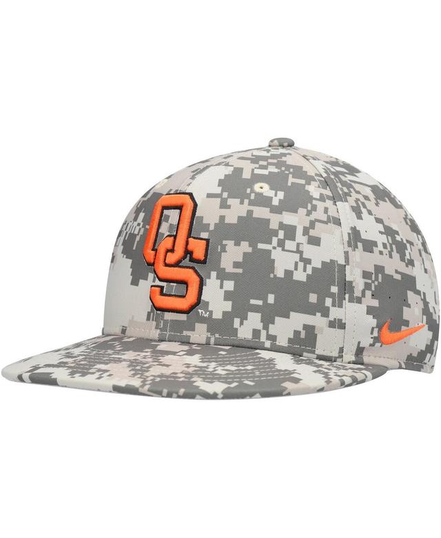 Mens Nike Camo Oklahoma State Cowboys Aero True Baseball Performance Fitted Hat Product Image