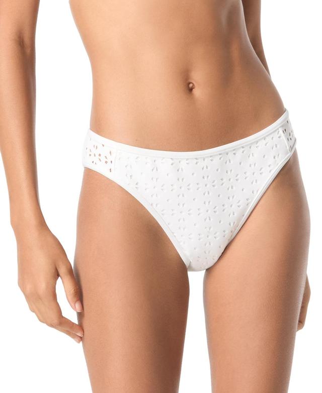 Michael Michael Kors Womens Laser Cut Hipster Bikini Bottoms Product Image