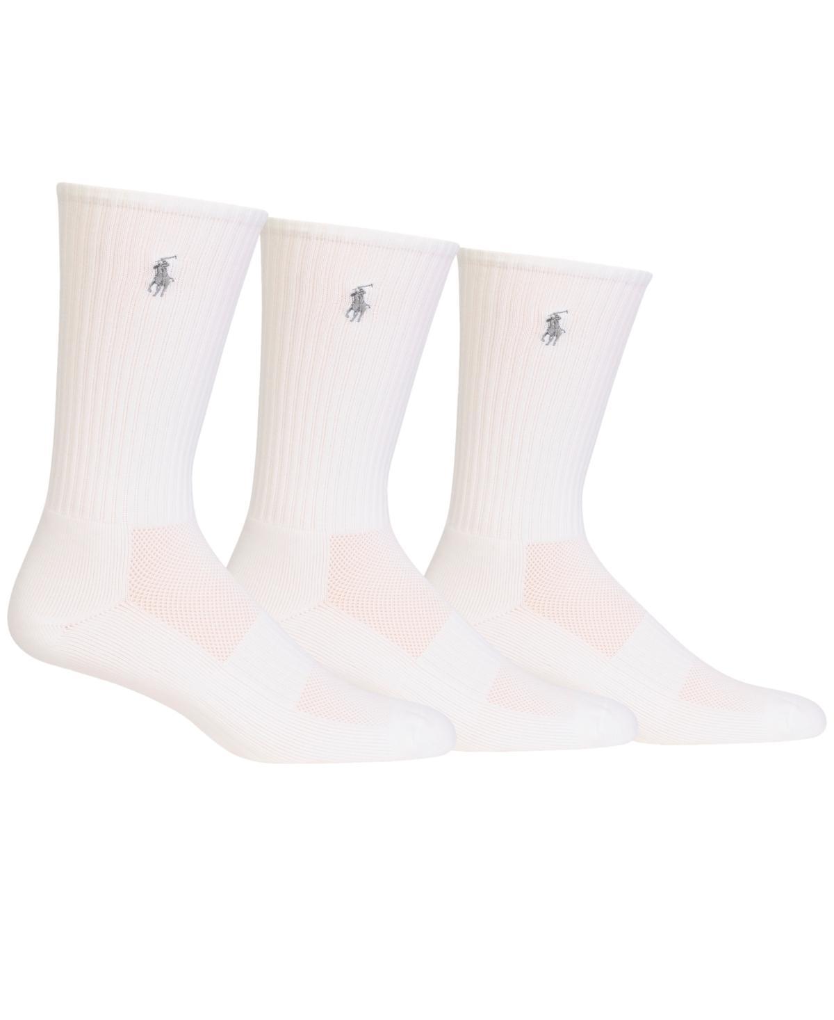 Polo Ralph Lauren Athletic Crew Socks - Pack of 3 Product Image