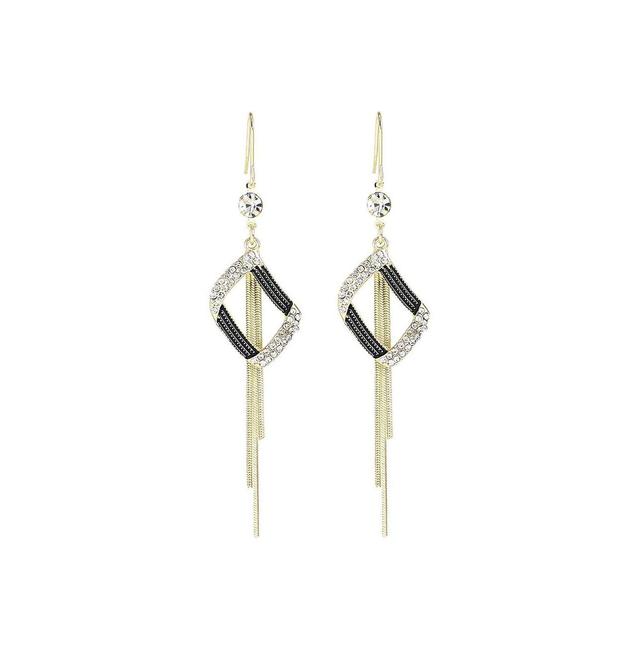 Sohi Womens Sleek Drop Earrings Product Image