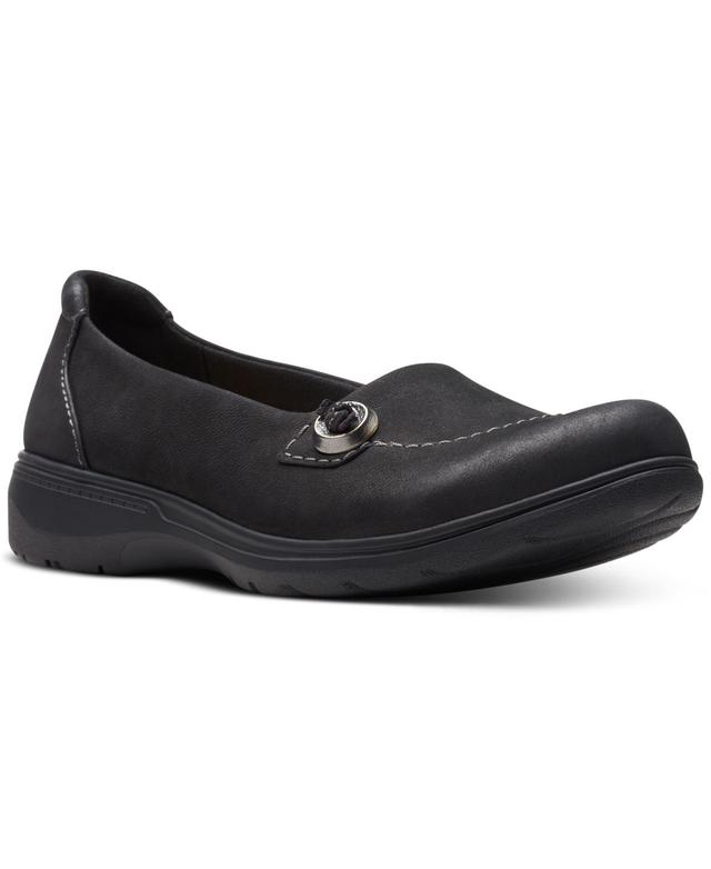 Clarks Womens Carleigh Lulin Round-Toe Slip-On Shoes Product Image