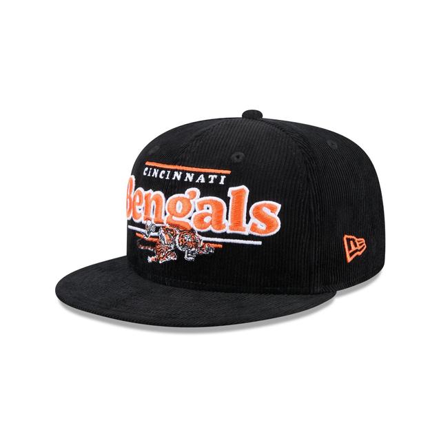 Cincinnati Bengals Throwback Display 9FIFTY Snapback Hat Male Product Image