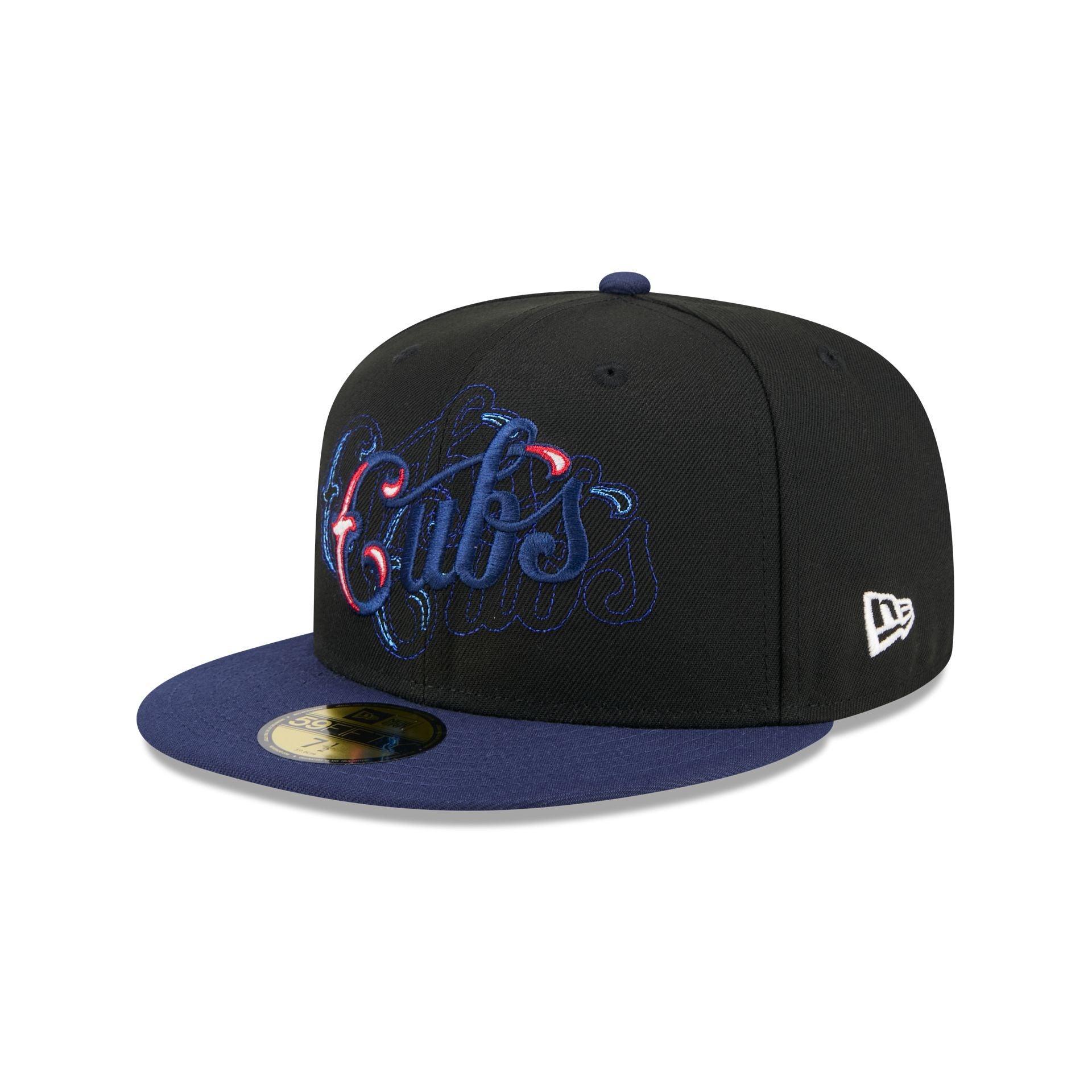 Chicago Cubs Shadow Stitch 59FIFTY Fitted Hat Male Product Image