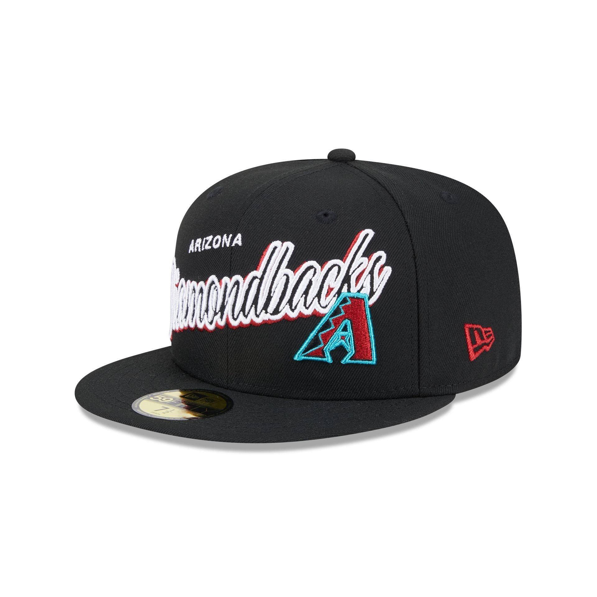 Arizona Diamondbacks Script Sided 59FIFTY Fitted Hat Male Product Image