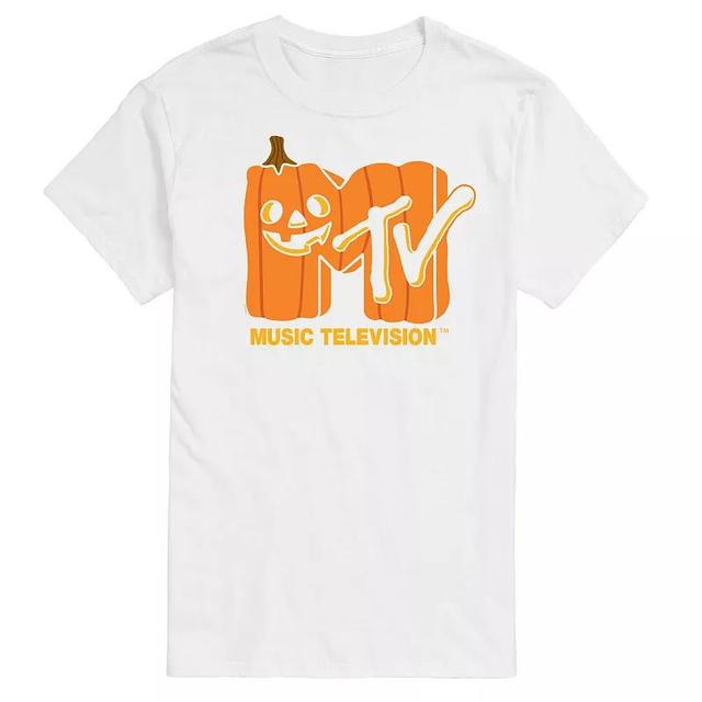 Mens MTV Jack OLantern Logo Graphic Tee Blue Product Image