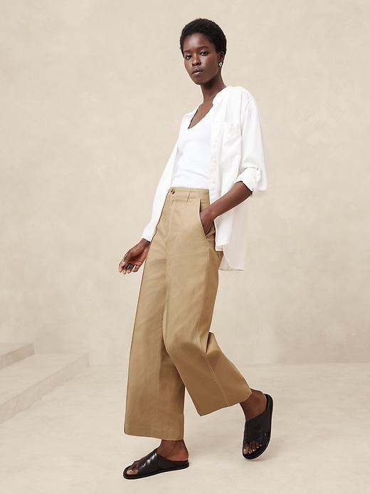 Straight Twill Pant product image