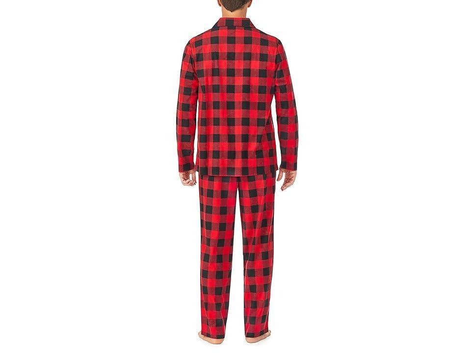 Pajamarama Buffalo Plaid Long Notch PJ (Buffalo Plaid) Men's Pajama Sets Product Image