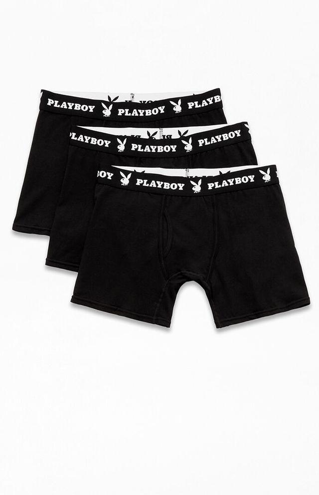 Playboy By PacSun Men's 3 Pack Boxer Briefs Product Image