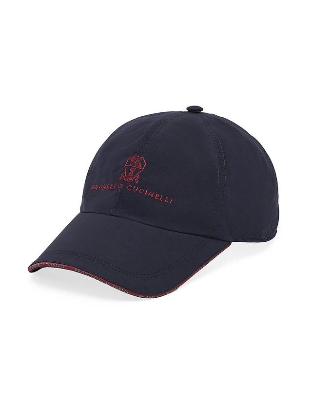 Mens Water Resistant Microfiber Baseball Cap with Embroidery Product Image