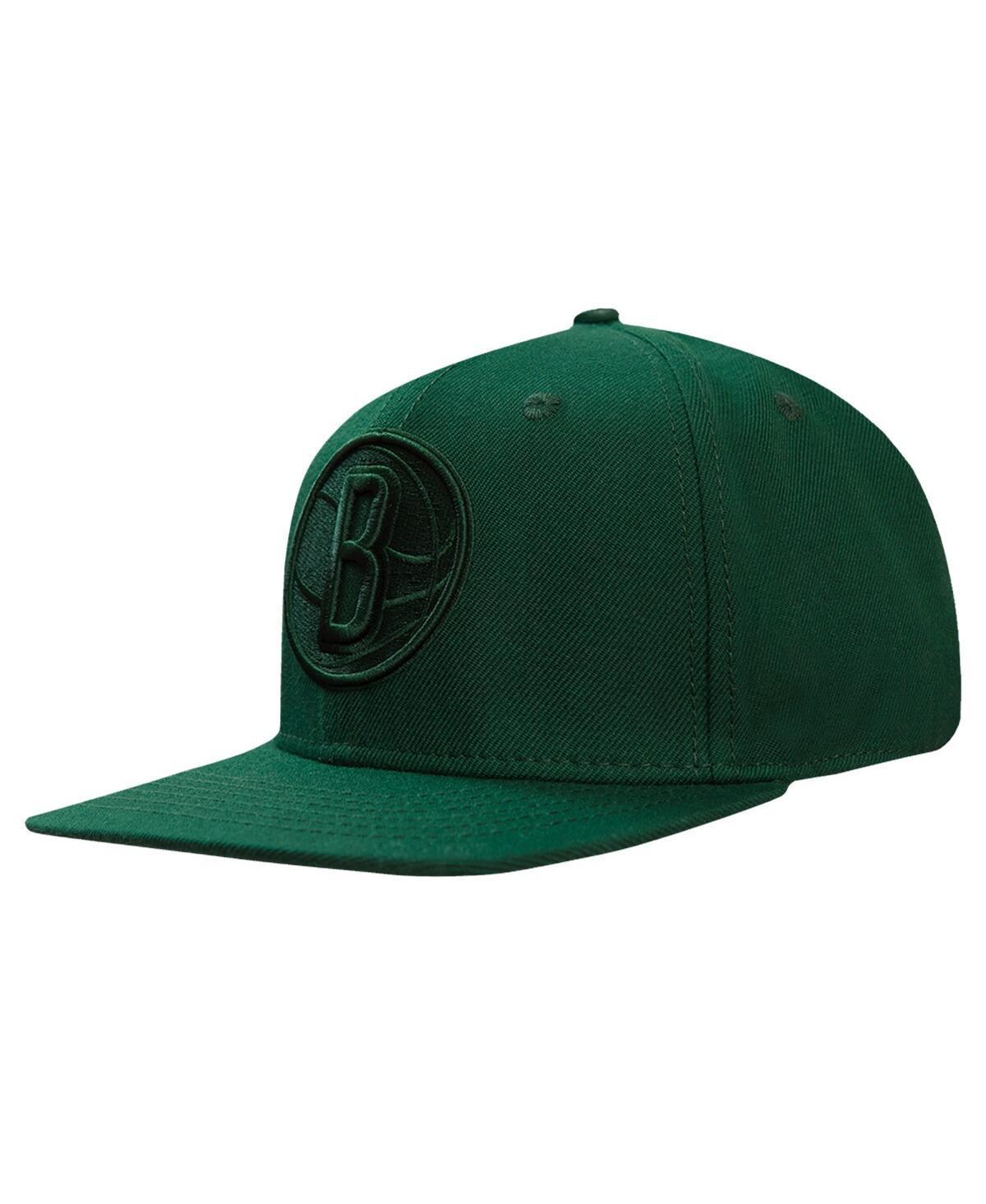 Mens Pro Standard Forest Green Brooklyn Nets Tonal Logo Snapback Hat Product Image