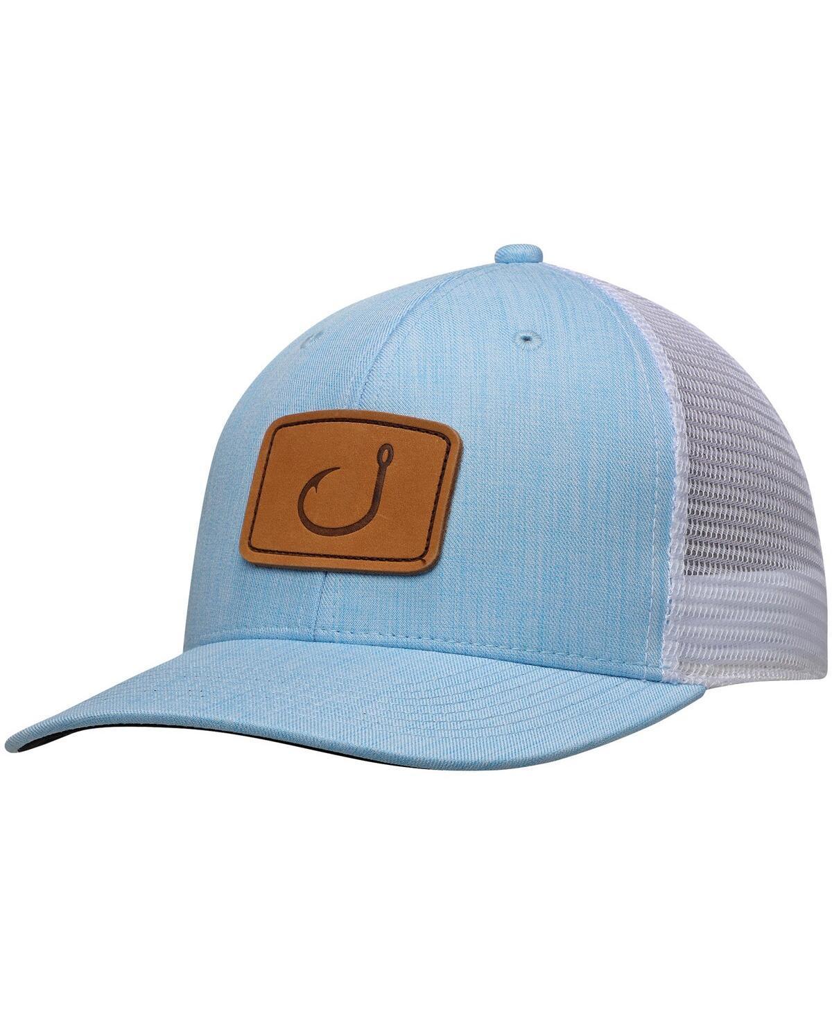 Mens Avid Light Blue Lay Day Trucker Snapback Adjustable Hat Product Image