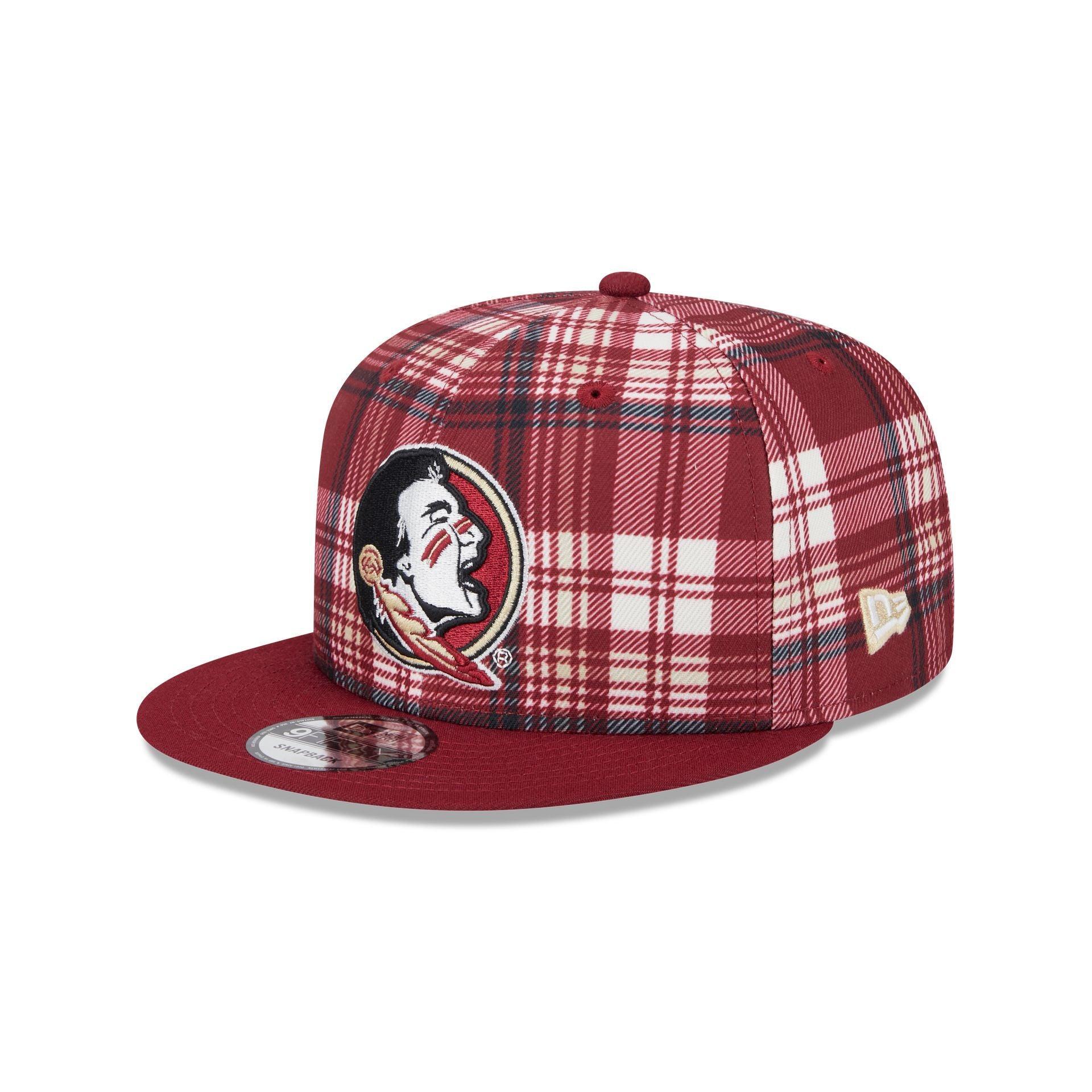 Florida State Seminoles Plaid 9FIFTY Snapback Hat Male Product Image