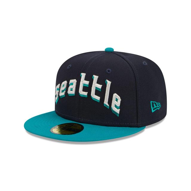 Seattle Mariners City Signature 59FIFTY Fitted Hat Male Product Image