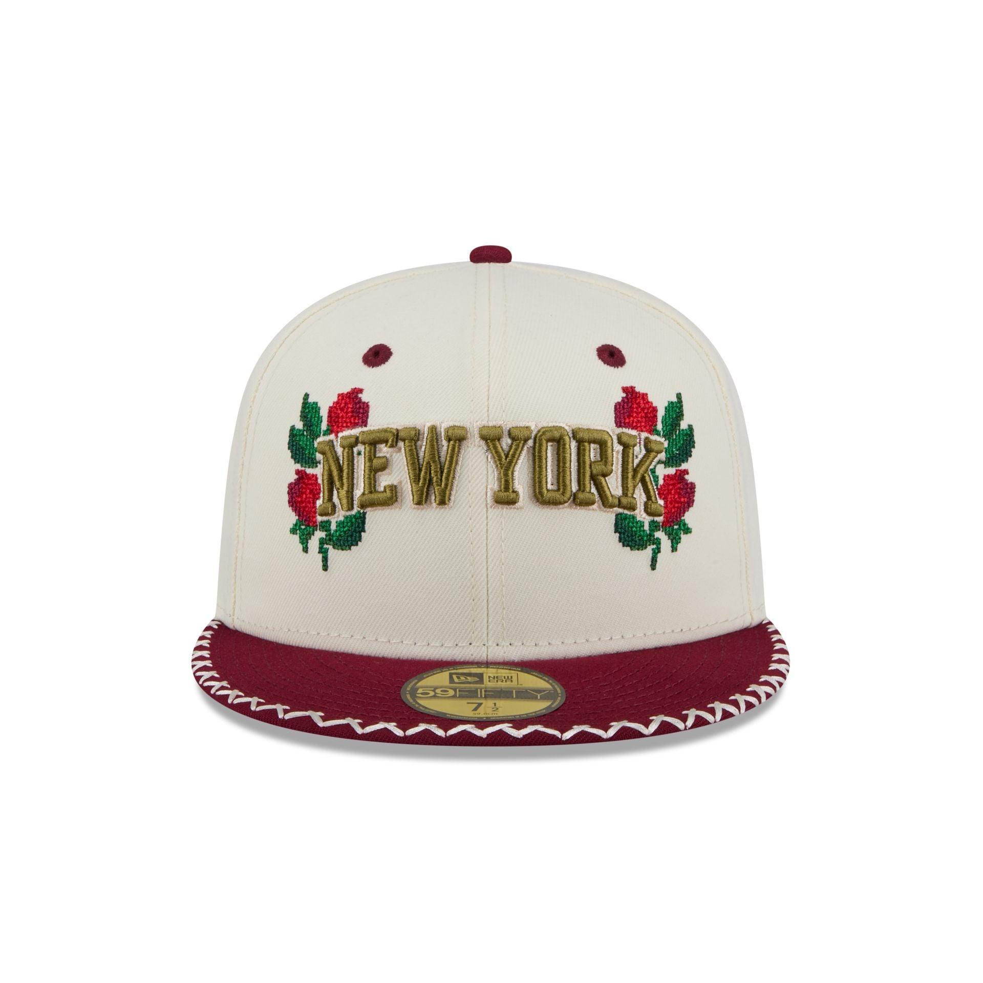 New York Knicks Novelty Stitch 59FIFTY Fitted Hat Male Product Image