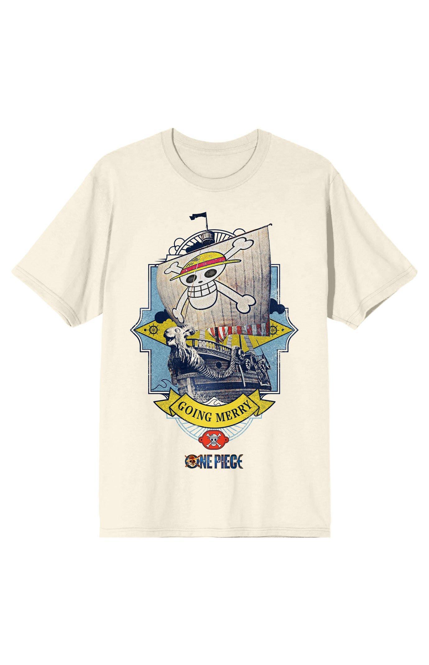 Men's One Piece Live Action Going Merry Pirate Ship T-Shirt Product Image