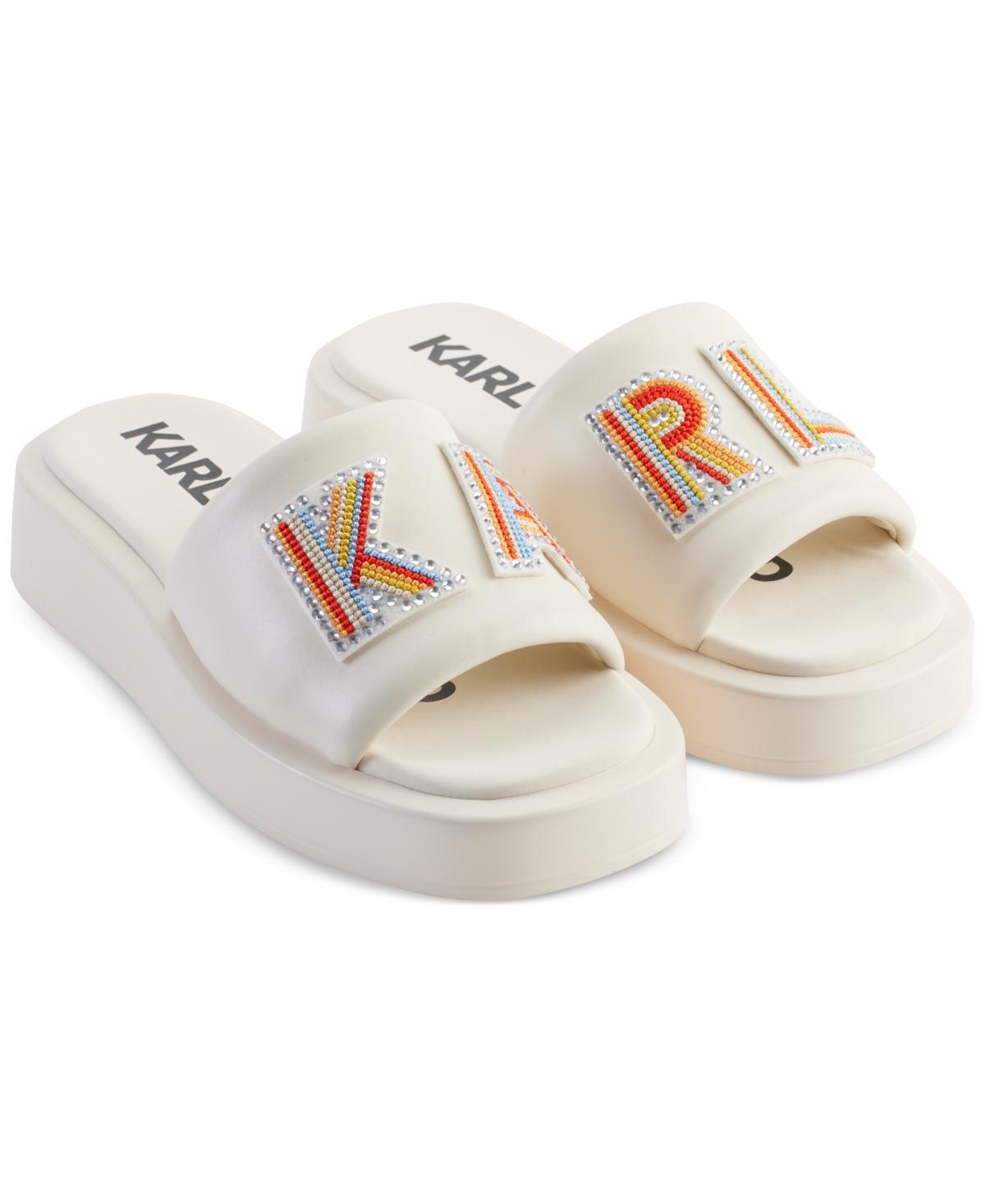 Karl Lagerfeld Paris Opal Platform Slide Sandal Product Image