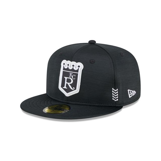 Kansas City Royals 2024 Clubhouse Black 59FIFTY Fitted Hat Male Product Image