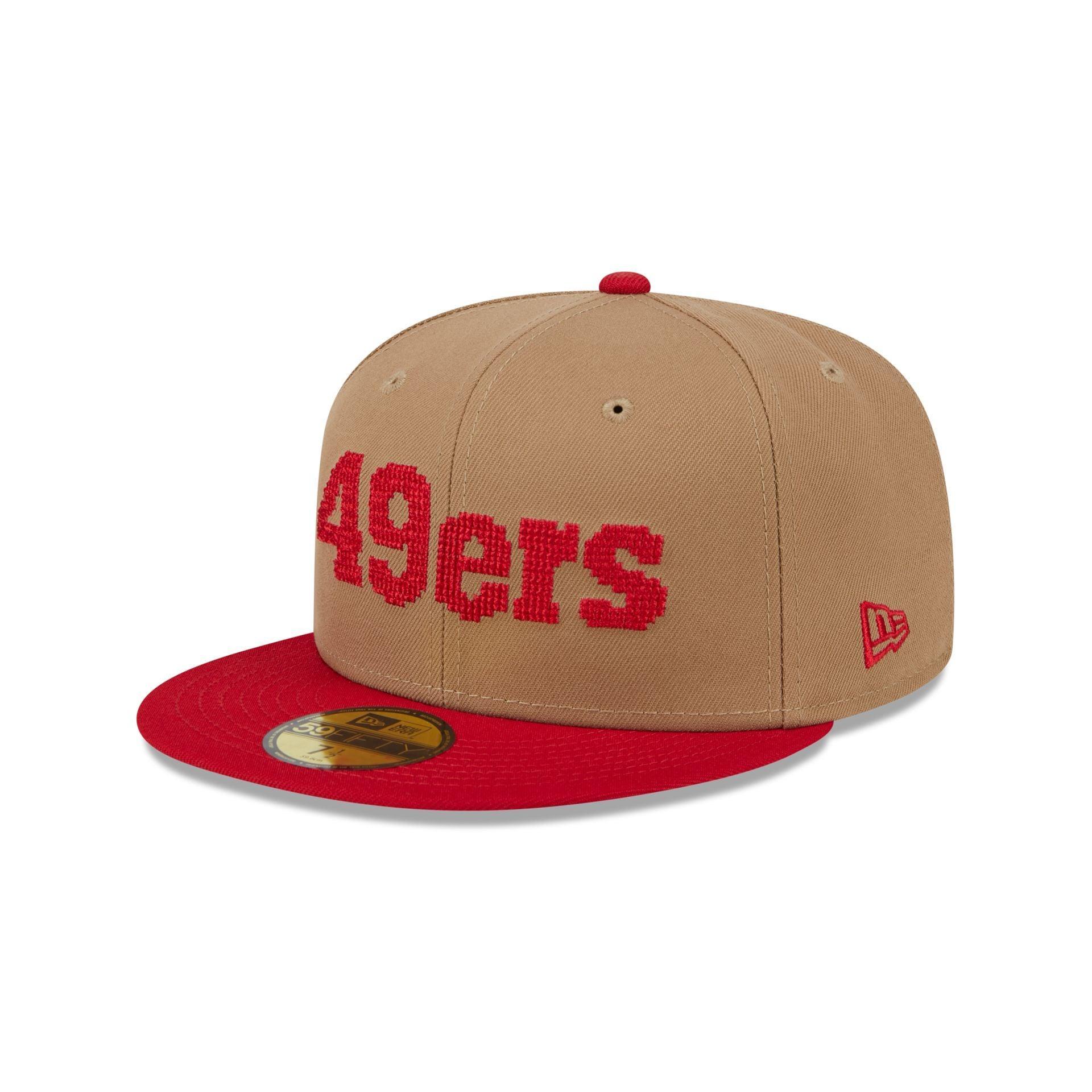 San Francisco 49ers Classic 8-Bit Wordmark 59FIFTY Fitted Hat Male Product Image