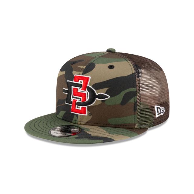 San Diego State Aztecs Camo 9FIFTY Trucker Hat Male Product Image