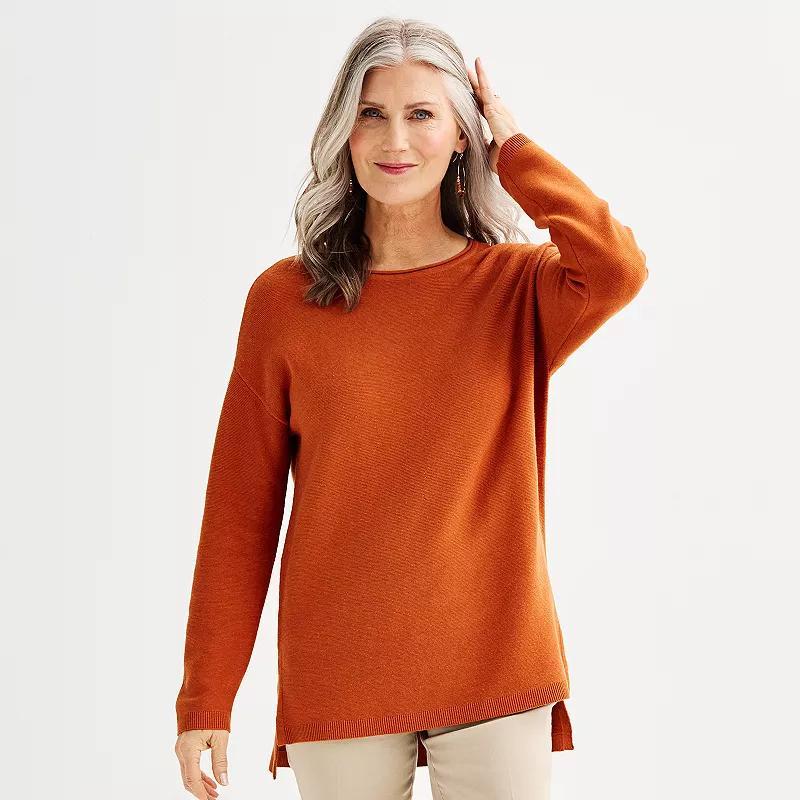 Womens Croft & Barrow Relaxed Boatneck Sweater product image