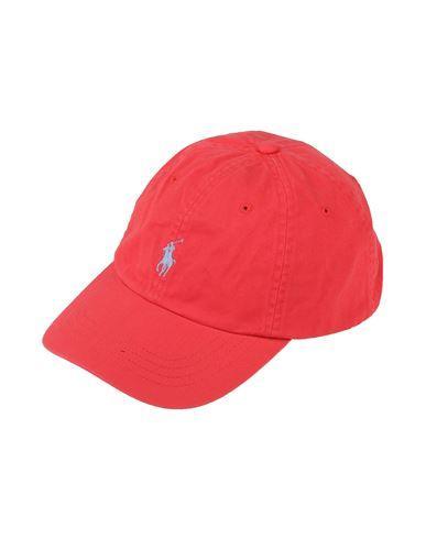 POLO RALPH LAUREN Man Hat Red Size Onesize Cotton Product Image