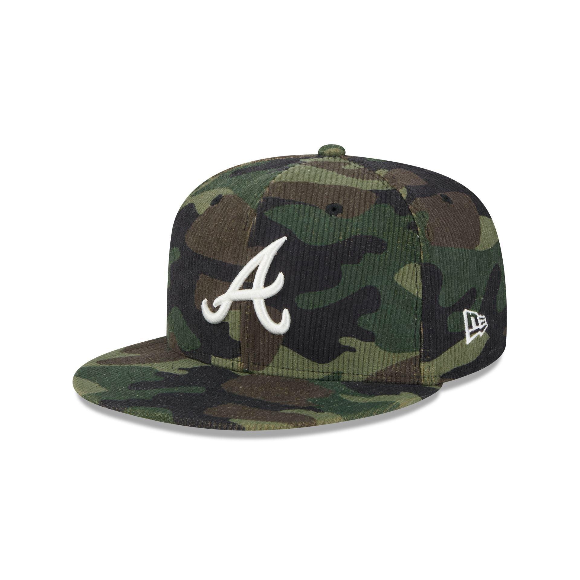 Atlanta Braves Olive Green 59FIFTY Fitted Hat Male Product Image