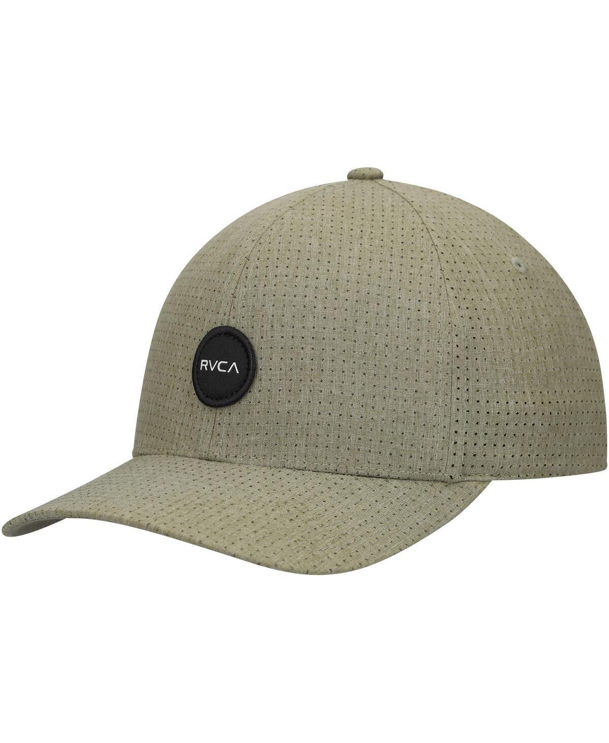 Rvca Mens Olive Shane Flex Hat Product Image