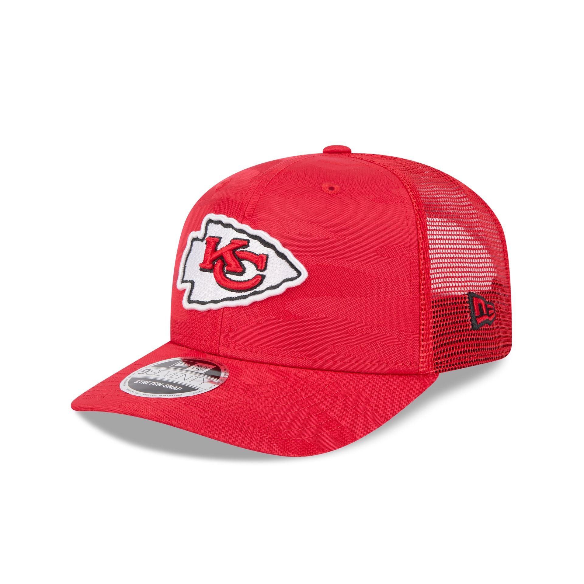 Kansas City Chiefs Camo 9SEVENTY Trucker Stretch-Snap Hat Male Product Image