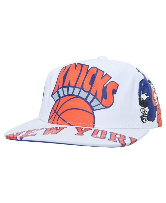 Mens Mitchell & Ness White New York Knicks Hardwood Classics In Your Face Deadstock Snapback Hat Product Image