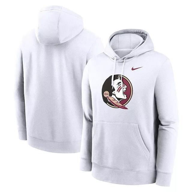 Mens Nike Florida State Seminoles Primetime Evergreen Club Fleece Pullover Hoodie Product Image