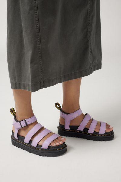 Dr. Martens Blaire Hydro Leather Sandal Womens at Urban Outfitters Product Image