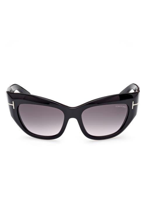 TOM FORD Brianna 55mm Gradient Cat Eye Sunglasses Product Image