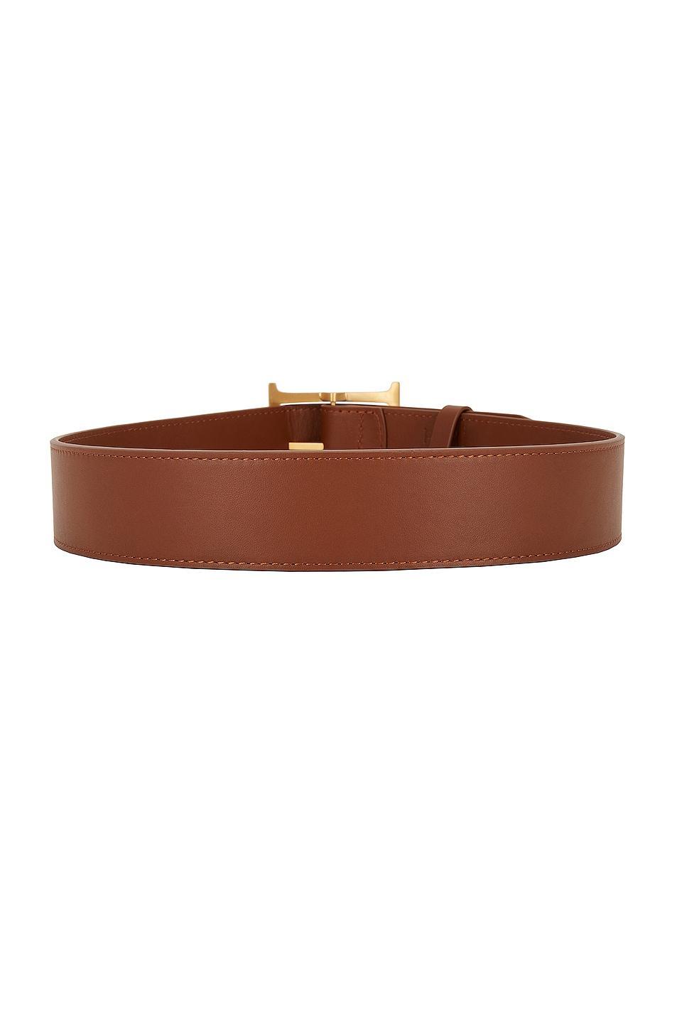 Helsa Logo Belt Brown. (also in L, M, S, XL). Product Image