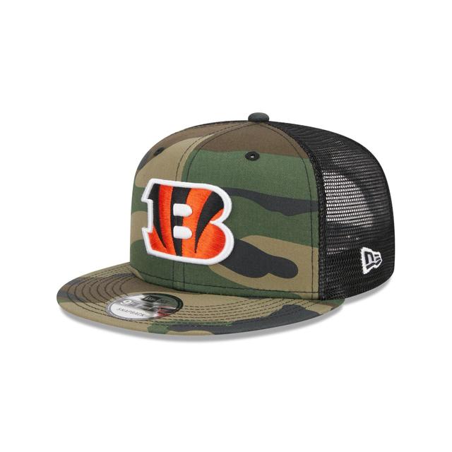 Cincinnati Bengals Camo 9FIFTY Trucker Snapback Hat Male Product Image