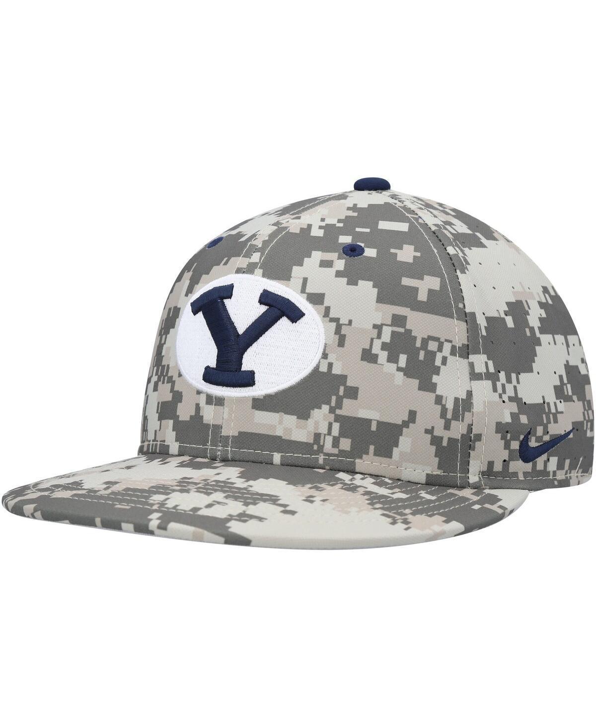 Mens Nike Camo Byu Cougars Aero True Baseball Performance Fitted Hat Product Image